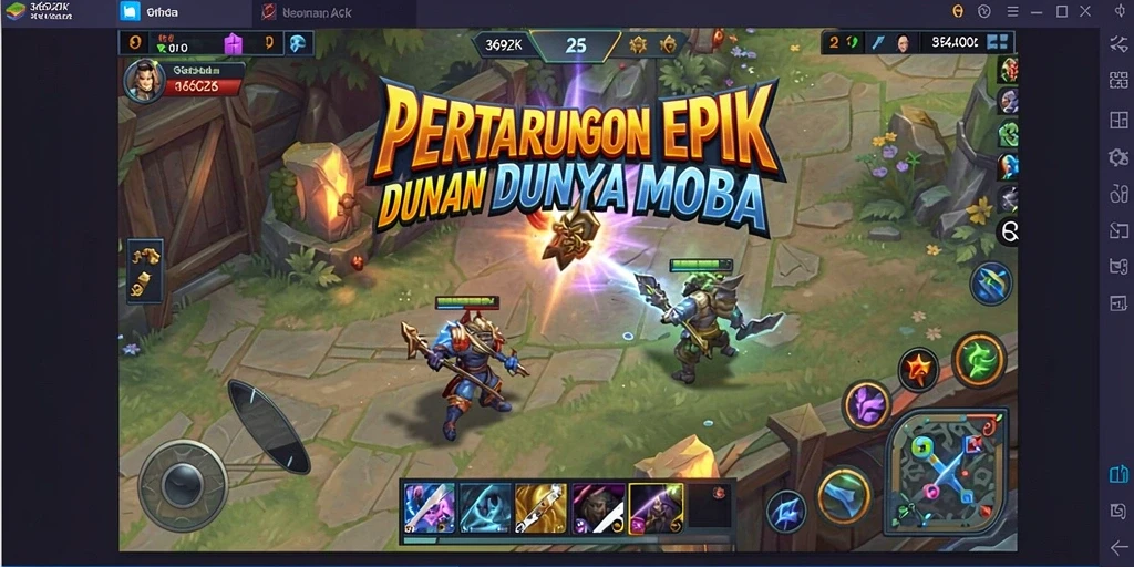 Gameplay seru dan strategis dari 369ZK di arena pertarungan.