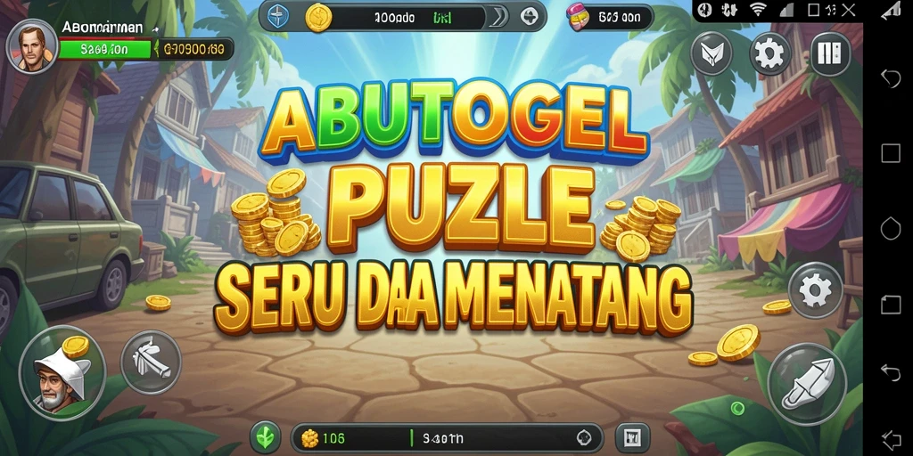 Tampilan gameplay menarik dan penuh tantangan di ABUTOGEL.