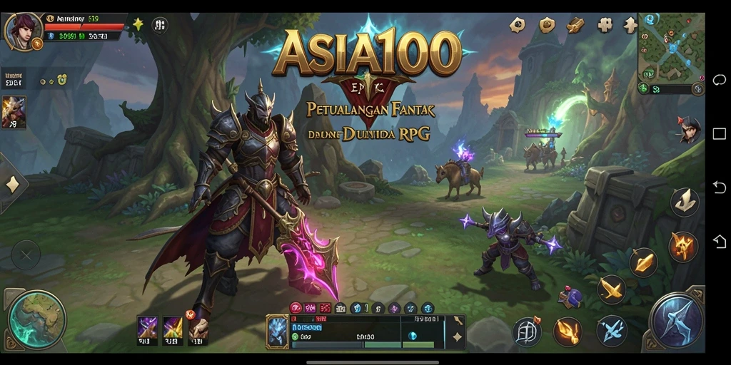 Tampilan gameplay RPG ASIA100 yang mendebarkan dan menarik.