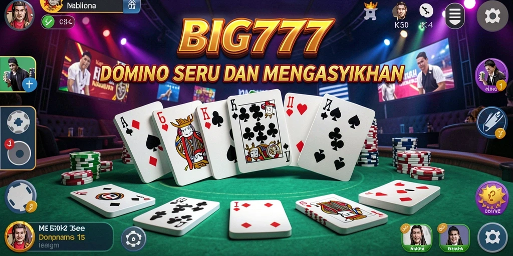 Gameplay seru Domino yang mengasyikkan di BIG777.