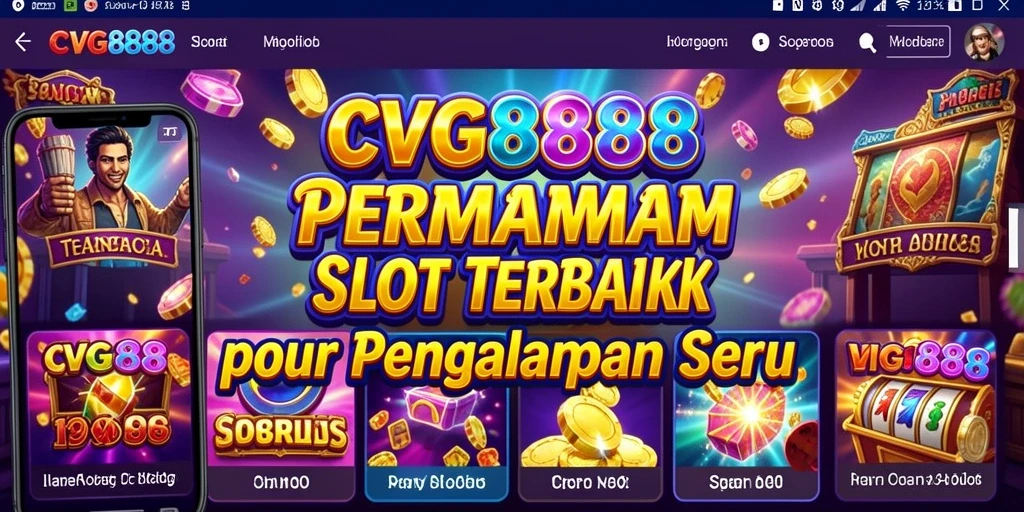 Tampilan gameplay slot CVG8888 yang menakjubkan dan menarik.