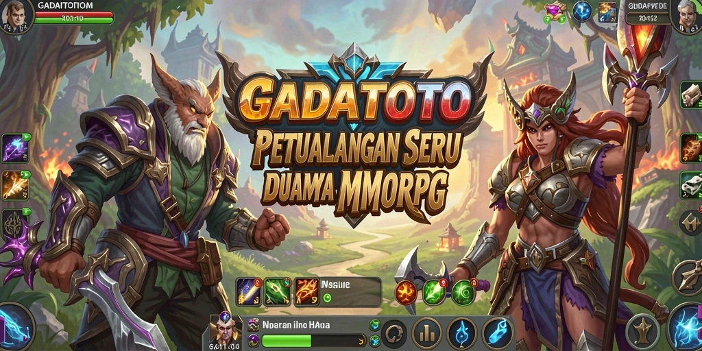 Tangkapan layar GADAITOTO yang menampilkan gameplay MMORPG yang mendebarkan.