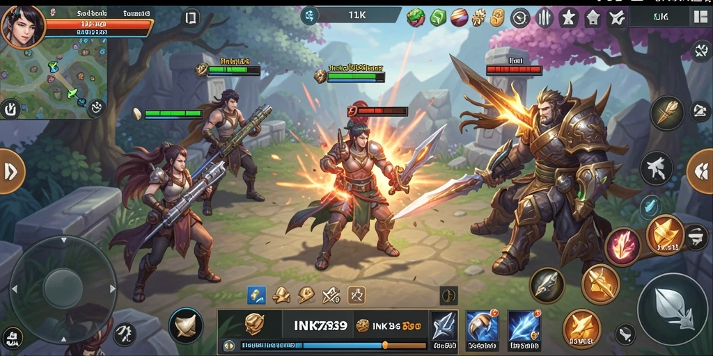 Tampilan menarik gameplay SLG INK789 yang penuh strategi.