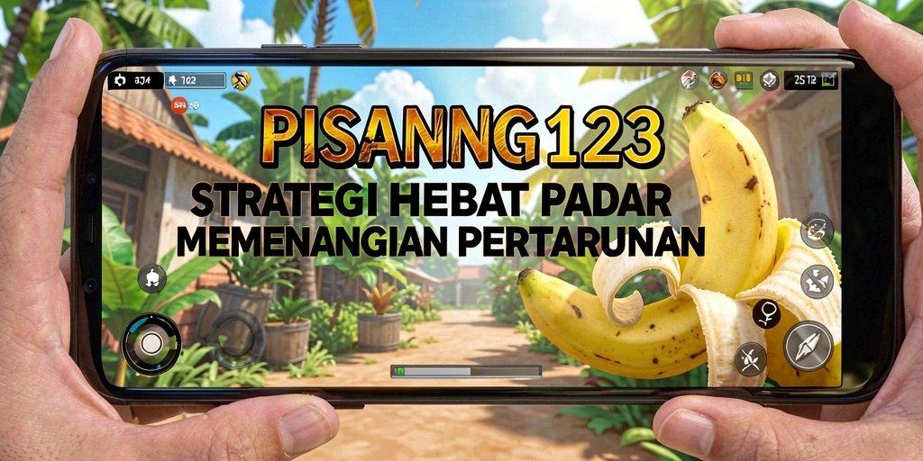 Tangkapan layar PISANG123 menunjukkan aksi strategi mendebarkan.