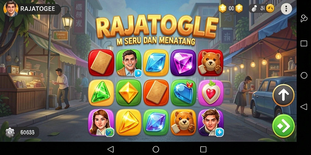 Tampilan gameplay RAJATOGEL yang seru dan penuh warna.
