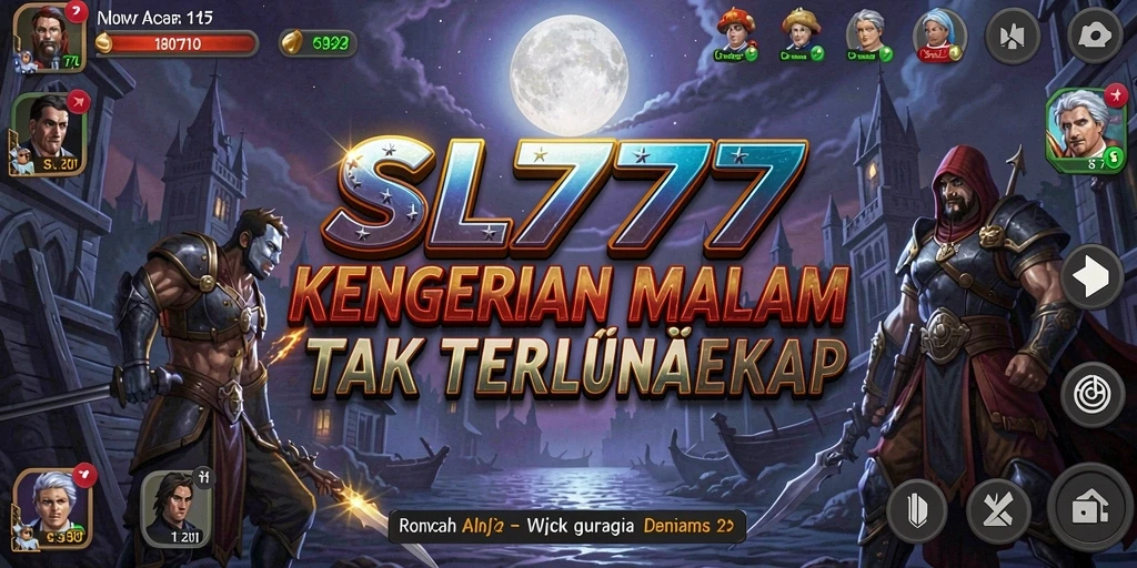 Screenshot utama SL777 menunjukkan momen menegangkan dalam permainan Horror.